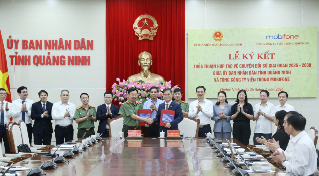 Tỉnh Quảng Ninh và MobiFone ký kết thỏa thuận hợp tác về chuyển đổi số 