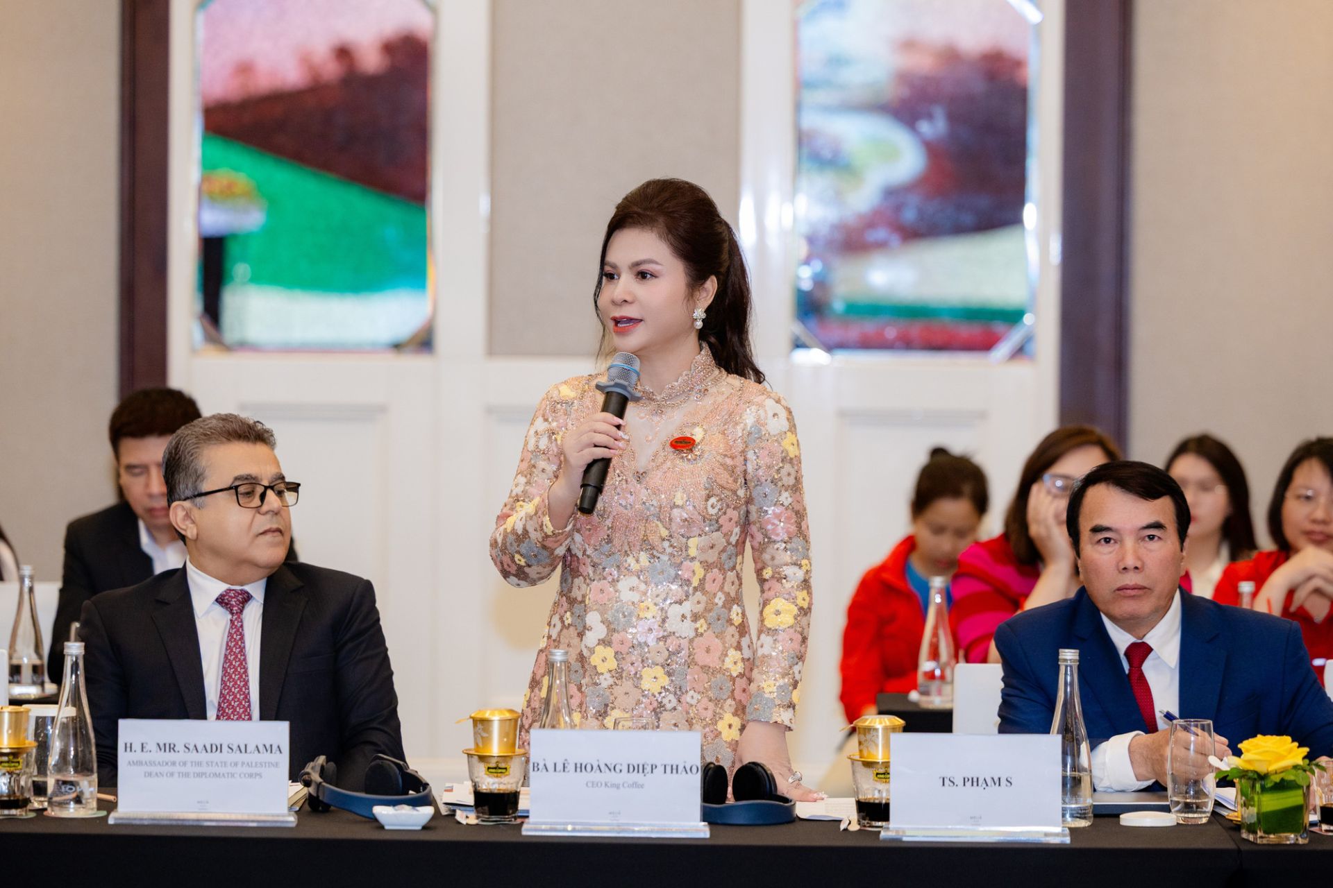 Bà Lê Hoàng Diệp Thảo, Nhà sáng lập và Tổng Giám đốc TNI King Coffee. (Ảnh: Vietnam+) Bà Lê Hoàng Diệp Thảo, Nhà sáng lập và Tổng Giám đốc TNI King Coffee. (Ảnh: Vietnam+)