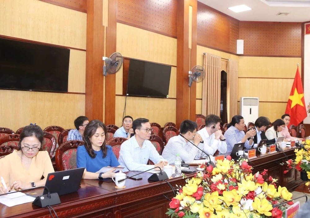 Các đại biểu WB tham gia buổi làm việc. Các đại biểu WB tham gia buổi làm việc.