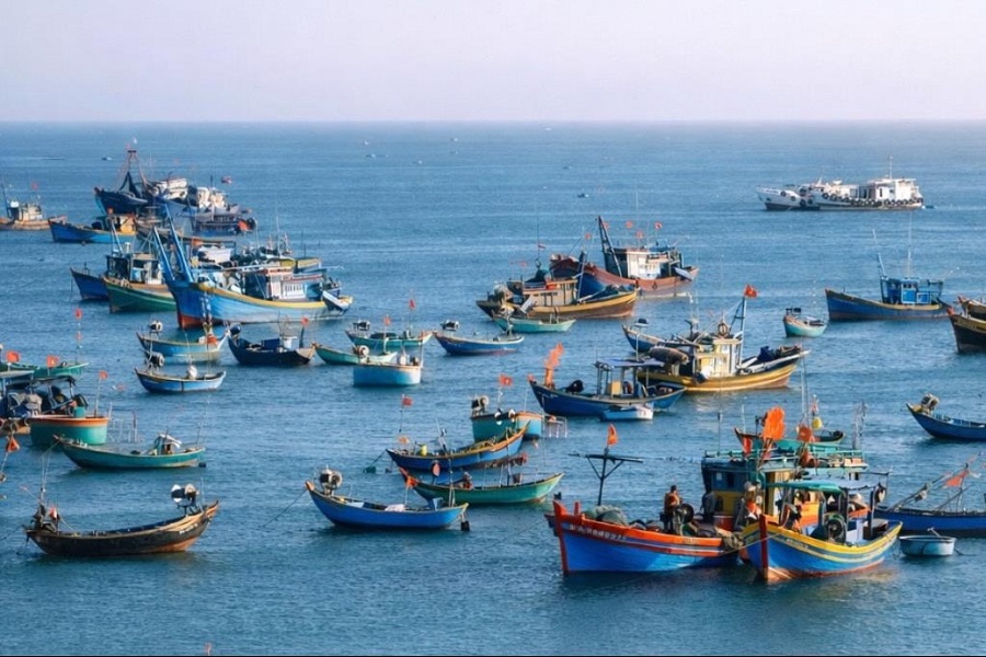 Một g&oacute;c l&agrave;ng ch&agrave;i Mũi N&eacute;, nơi trở th&agrave;nh Khu Du lịch quốc gia trong tương lai