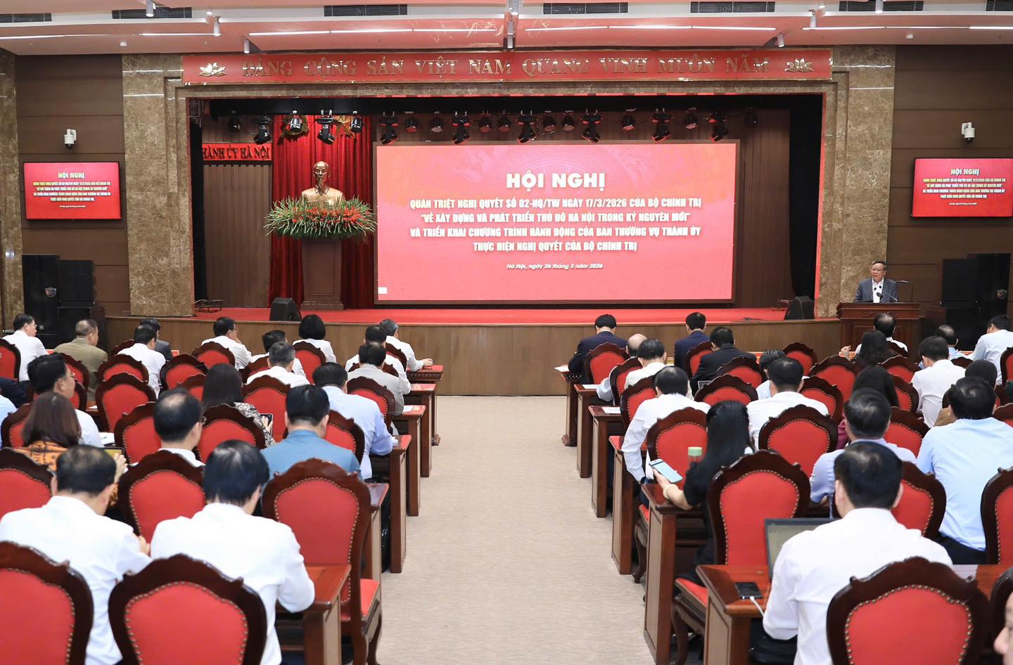 Hà Nội quán triệt Nghị quyết 02-NQ/TW, định hình tầm nhìn phát triển Thủ đô trong kỷ nguyên mới