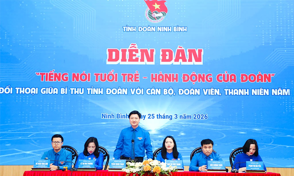 Ninh Bình: Lắng nghe “tiếng nói tuổi trẻ”, thúc đẩy hành động của tổ chức Đoàn