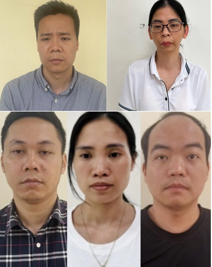 C&aacute;c đối tượng bị đề nghị truy tố trong vụ &aacute;n