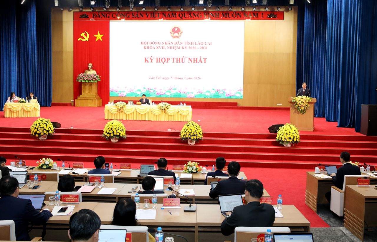 Khai mạc Kỳ họp thứ nhất HĐND tỉnh Lào Cai khóa XVII