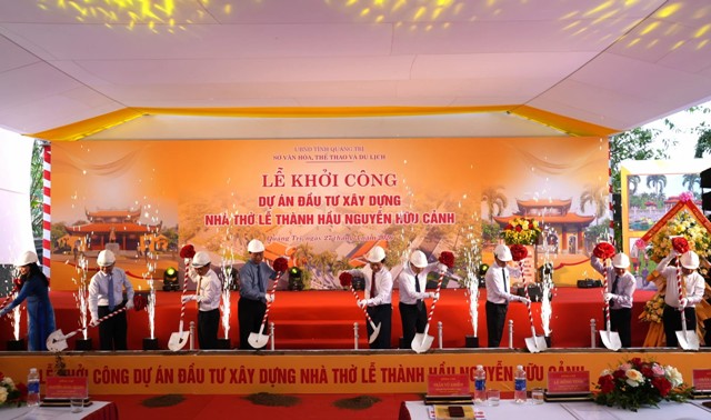 Quảng Trị: Khởi công công trình Nhà thờ Lễ Thành hầu Nguyễn Hữu Cảnh