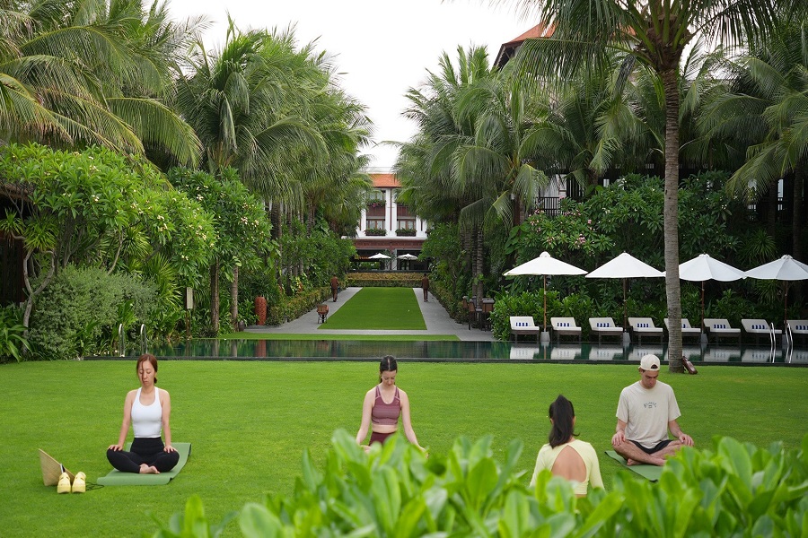 Những hoạt động như spa trị liệu, yoga giúp du khách “chạm” vào thiên nhiên Những hoạt động như spa trị liệu, yoga giúp du khách “chạm” vào thiên nhiên