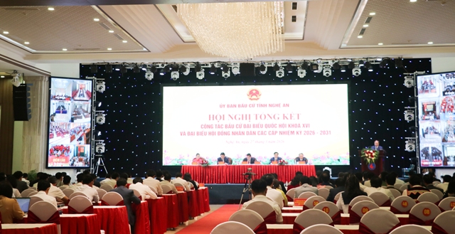 Nghệ An tổng kết bầu cử, sẵn sàng vận hành bộ máy nhiệm kỳ mới. Nghệ An tổng kết bầu cử, sẵn sàng vận hành bộ máy nhiệm kỳ mới.