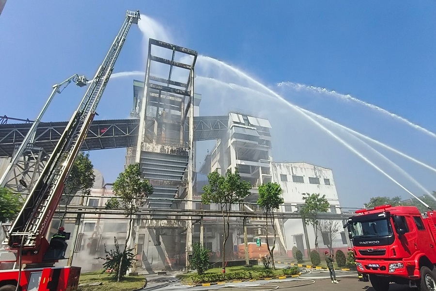 Lâm Đồng tổ chức thực tập phương án chữa cháy, cứu nạn cứu hộ quy mô lớn