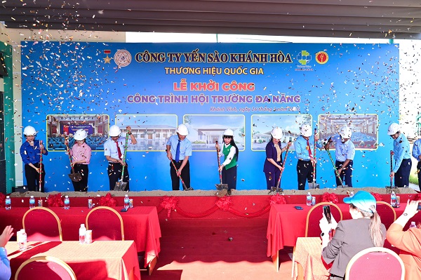 Yến sào Khánh Hòa: Khởi công xây dựng hội trường đa năng và phát động lễ trồng cây