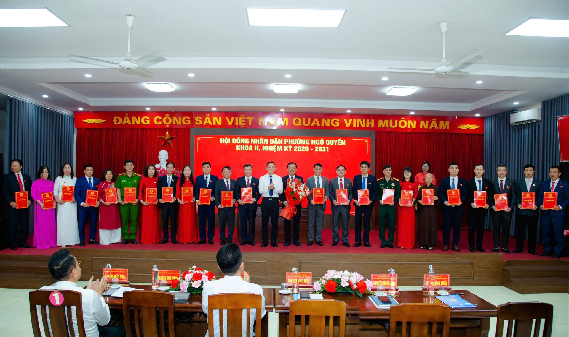 Kỳ họp thứ Nhất HĐND phường Ngô Quyền khóa II, nhiệm kỳ 2026 - 2031