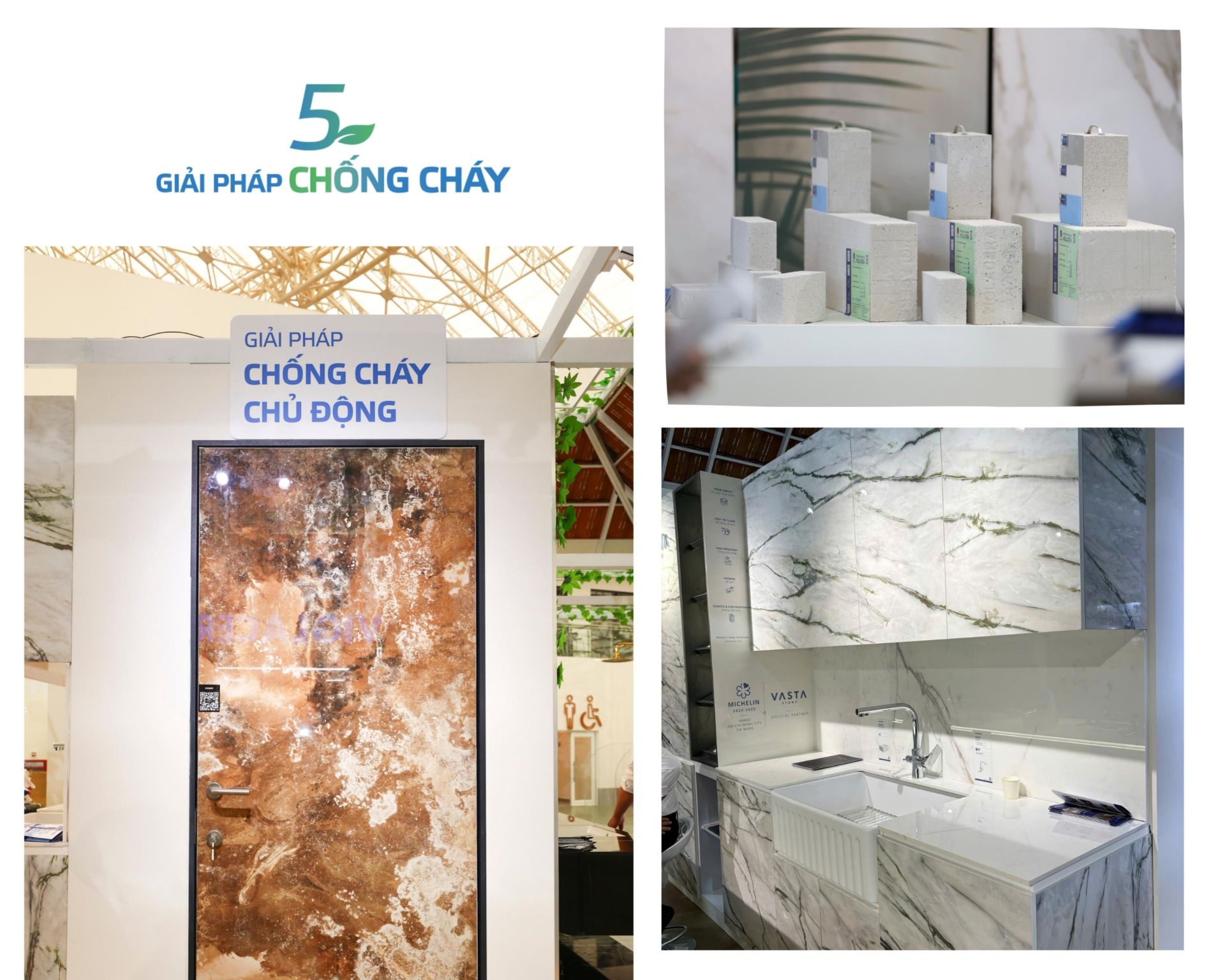 Sản phẩm đ&aacute; nung kết d&agrave;y 6mm ốp tr&ecirc;n hệ cửa, tủ bếp, thay thế gỗ tự nhi&ecirc;n, chống ch&aacute;y lan hiệu quả. Kết hợp c&ugrave;ng b&ecirc; t&ocirc;ng kh&iacute; chưng &aacute;p l&agrave;m v&aacute;ch ngăn trong căn nh&agrave;, đảm bảo hiệu quả chống ch&aacute;y vượt trội.