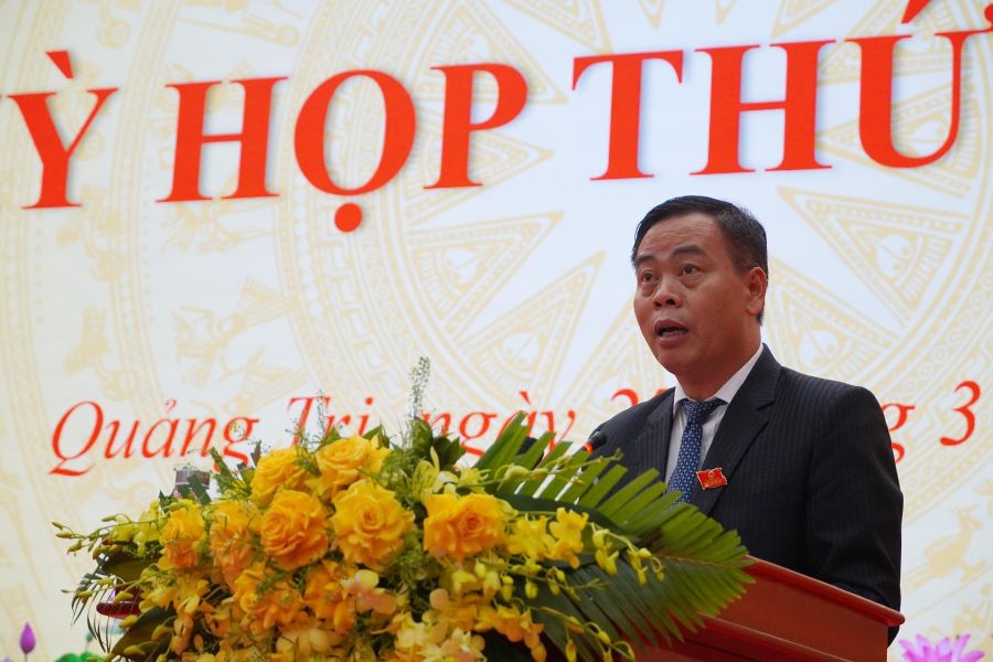 Chủ tịch HĐND tỉnh Quảng Trị Nguyễn Đăng Quang phát biểu bế mạc kỳ họp Chủ tịch HĐND tỉnh Quảng Trị Nguyễn Đăng Quang phát biểu bế mạc kỳ họp