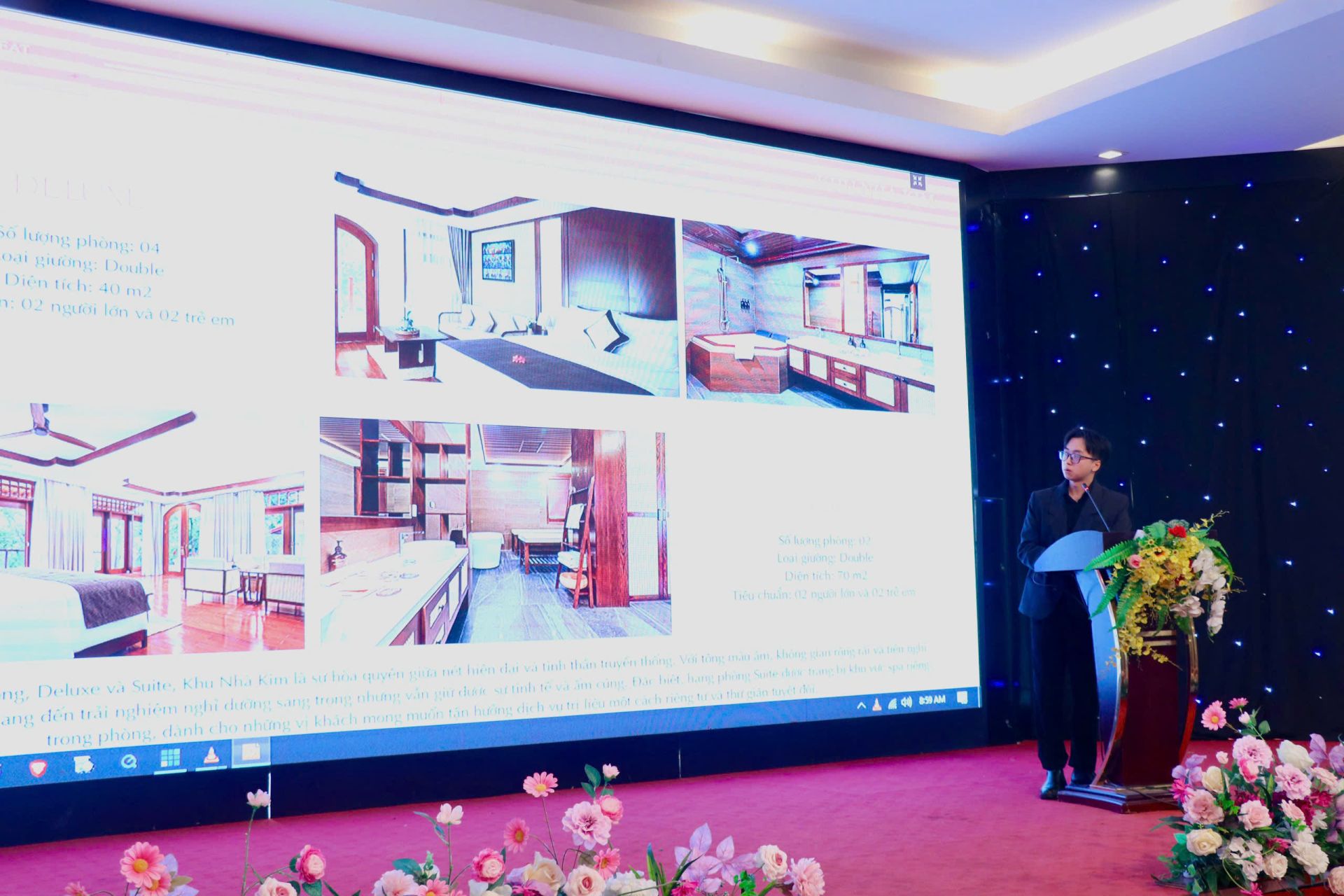 Đại diện đơn vị lữ hành chia sẻ tại hội nghị Đại diện đơn vị lữ hành chia sẻ tại hội nghị