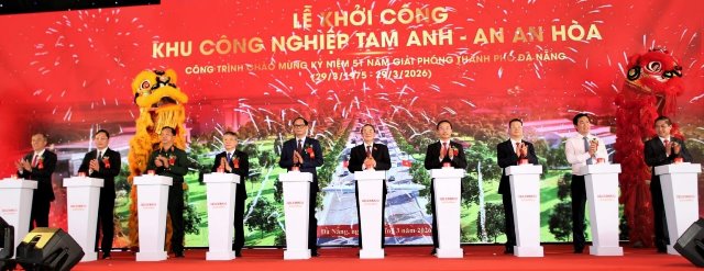 Đà Nẵng: Khởi công dự án Khu công nghiệp Tam Anh - An An Hòa