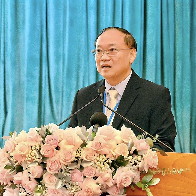 Ông Thái Đại Ngọc phát biểu bế mạc Hội nghị. Ông Thái Đại Ngọc phát biểu bế mạc Hội nghị.