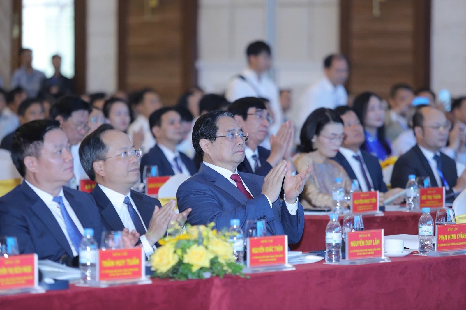 Thủ tướng Chính phủ Phạm Minh Chính dự hội nghị. Thủ tướng Chính phủ Phạm Minh Chính dự hội nghị.