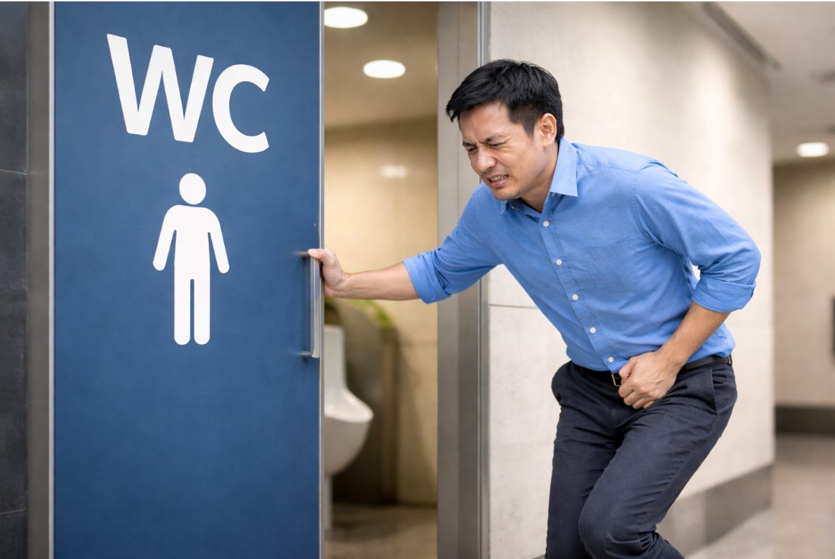 Tiểu gấp kh&ocirc;ng nhịn được khiến người mắc lo lắng, căng thẳng