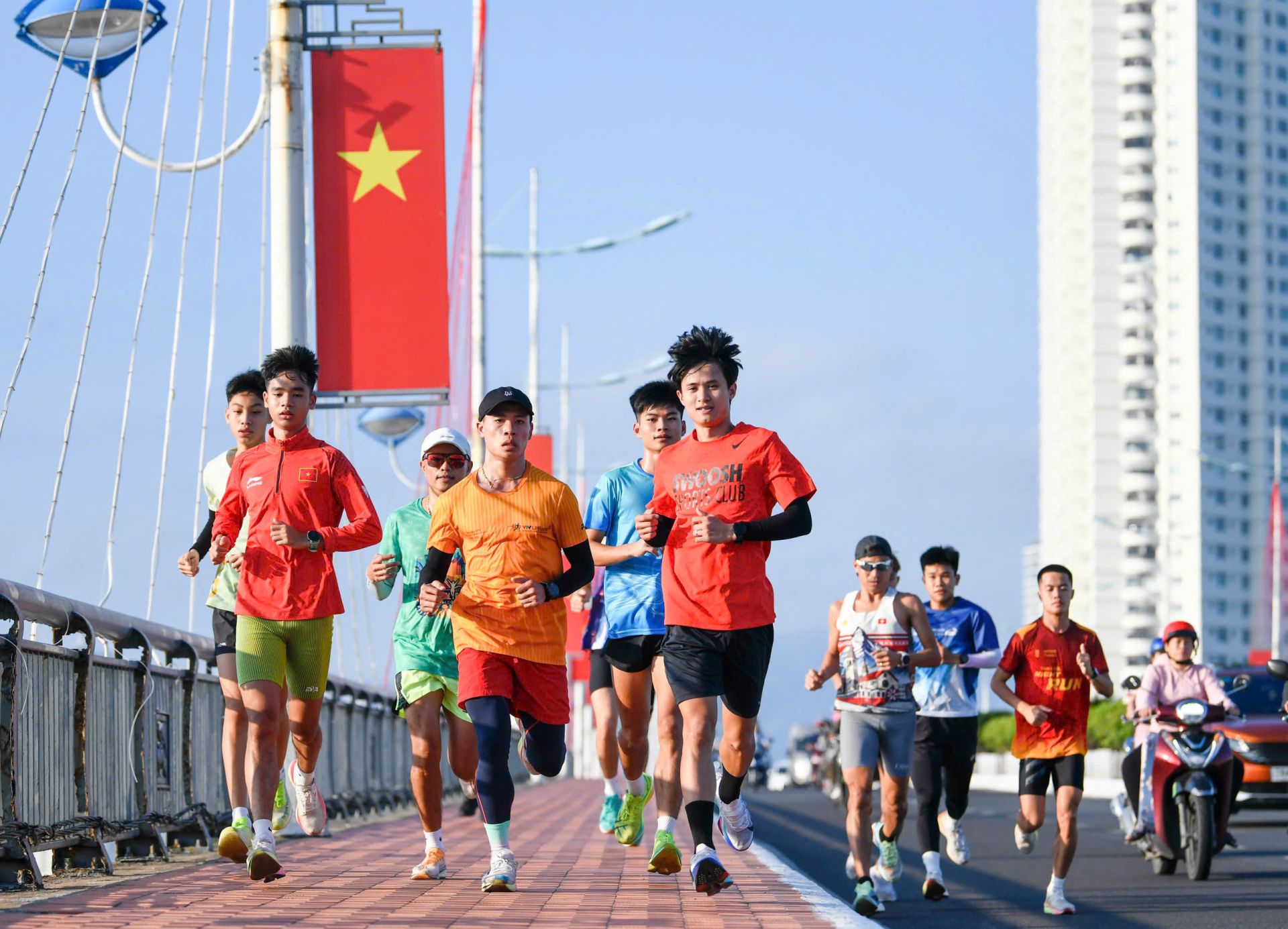 Các vận động viên tập luyện tại Nha Trang Khánh Hòa cho giải VĐQG Tiền Phong Marathon 2026 (nguồn: BTC giải Tiền Phong Marathon 2026) Các vận động viên tập luyện tại Nha Trang Khánh Hòa cho giải VĐQG Tiền Phong Marathon 2026 (nguồn: BTC giải Tiền Phong Marathon 2026)