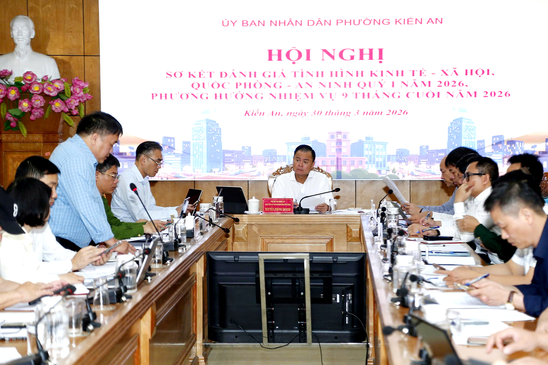 Hải Phòng: Quý I, kinh tế - xã hội phường Kiến An khởi sắc, thu ngân sách đạt trên 45% dự toán