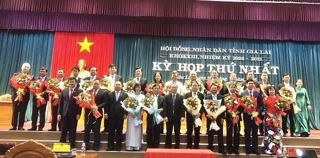 Gia Lai: Toàn bộ Chủ tịch và các Phó Chủ tịch UBND tỉnh đều được tín nhiệm bầu chức vụ cũ