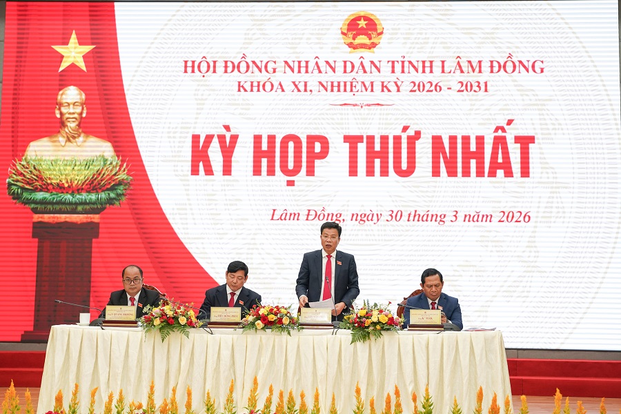 Kỳ họp thứ nhất HĐND tỉnh Lâm Đồng khóa XI nhiệm kỳ 2026–2031