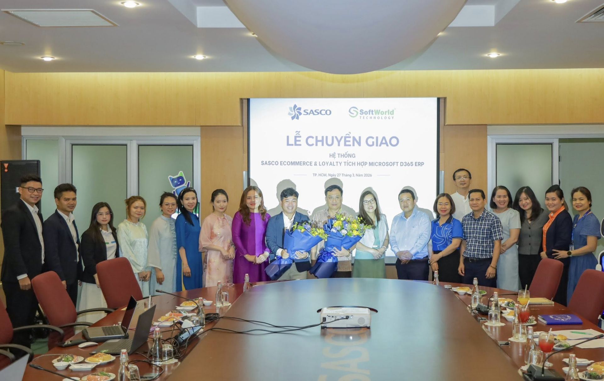 Lễ chuyển giao hệ thống Sasco Ecommerce & Loyalty tích hợp Microsoft D365 ERP Lễ chuyển giao hệ thống Sasco Ecommerce & Loyalty tích hợp Microsoft D365 ERP