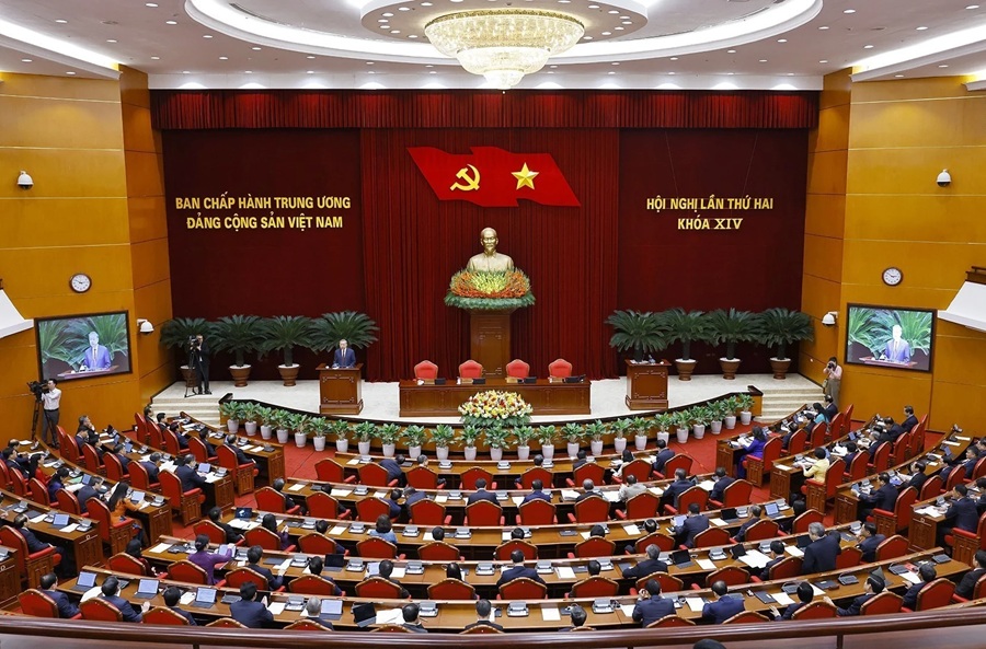 Phiên bế mạc Hội nghị lần thứ hai Ban Chấp hành Trung ương Đảng khoá XIV Phiên bế mạc Hội nghị lần thứ hai Ban Chấp hành Trung ương Đảng khoá XIV