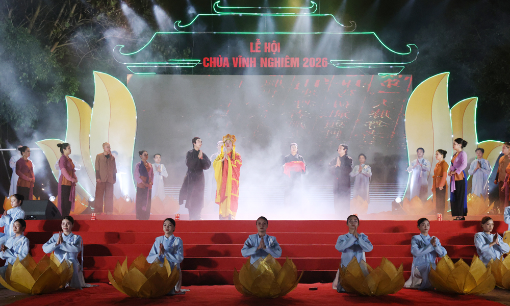 Tiết mục về con đường tu h&agrave;nh của Phật ho&agrave;ng Trần Nh&acirc;n T&ocirc;ng.