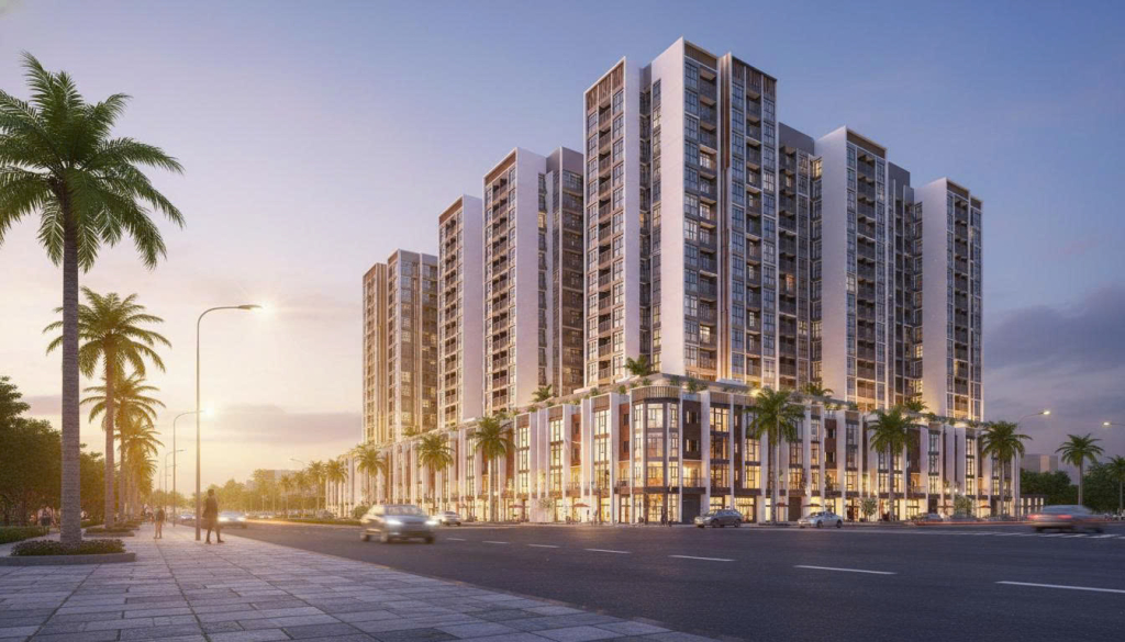 Phối cảnh nhà ở xã hội tại phường Việt Hưng Phối cảnh nhà ở xã hội tại phường Việt Hưng