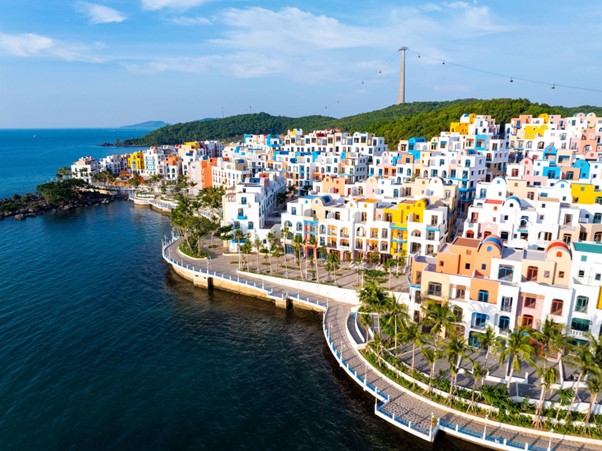 Vẻ đẹp Santorini được tái hiện qua chất liệu nhiệt đới trong thiết kế của 10 Design tại Hòn Thơm Vẻ đẹp Santorini được tái hiện qua chất liệu nhiệt đới trong thiết kế của 10 Design tại Hòn Thơm