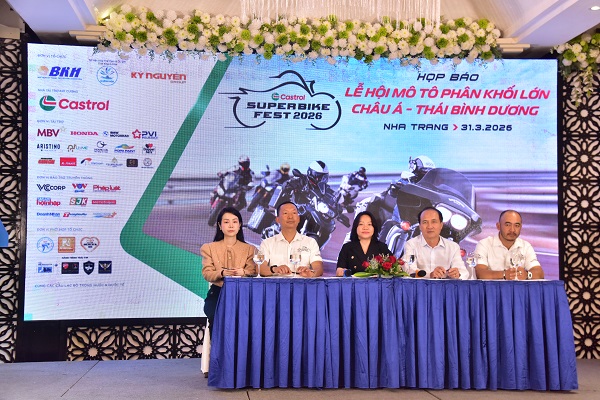 Hơn 2.000 biker sẽ hội tụ tại Lễ hội mô tô phân khối lớn châu Á – Thái Bình Dương Castrol Super bike Fest 2026