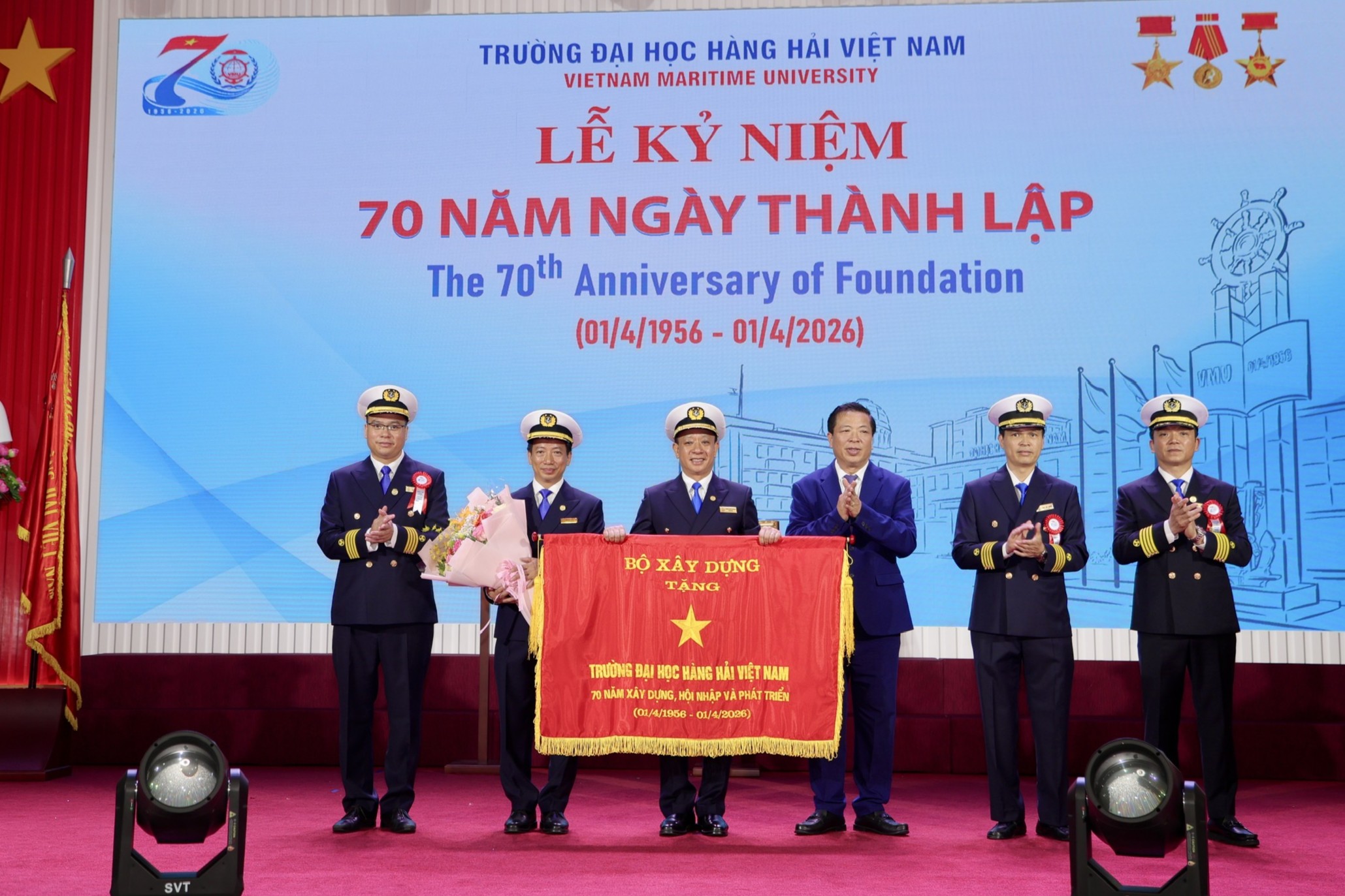 Kỷ niệm 70 năm thành lập Trường Đại học Hàng hải Việt Nam