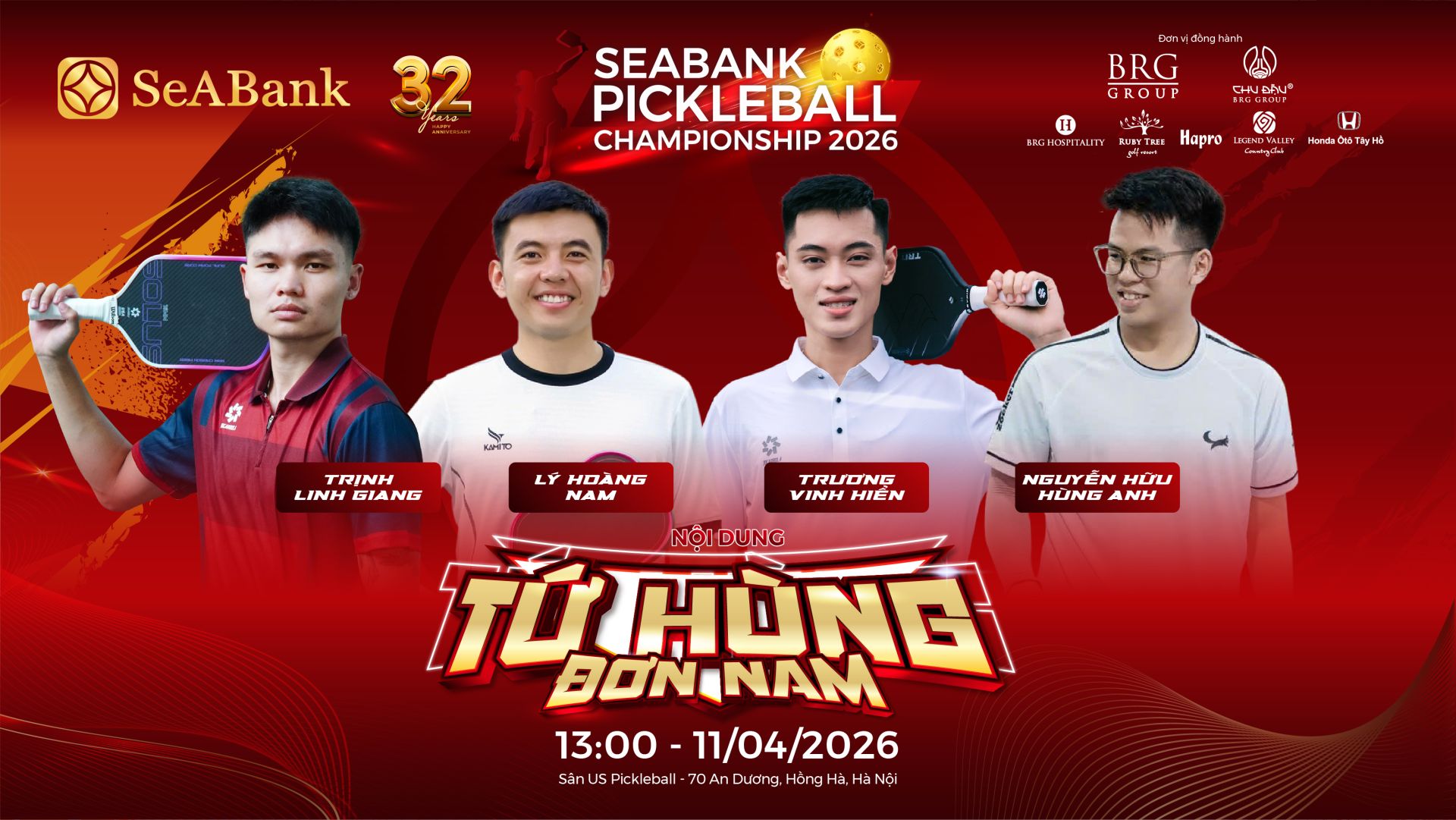 Giải SeABank Pickleball Championship 2026 được tổ chức nhằm gây quỹ từ thiện, tiếp tục nâng bước học sinh nghèo Giải SeABank Pickleball Championship 2026 được tổ chức nhằm gây quỹ từ thiện, tiếp tục nâng bước học sinh nghèo