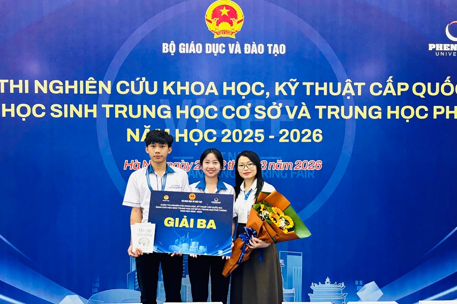 Lâm Đồng: Học sinh miền núi đoạt giải Ba quốc gia với giải pháp cứu hộ đuối nước