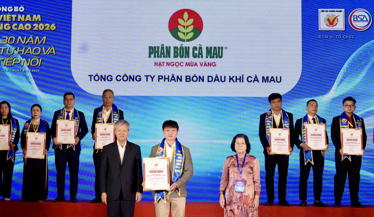 PVCFC giữ vững danh hiệu Hàng Việt Nam chất lượng cao năm 2026