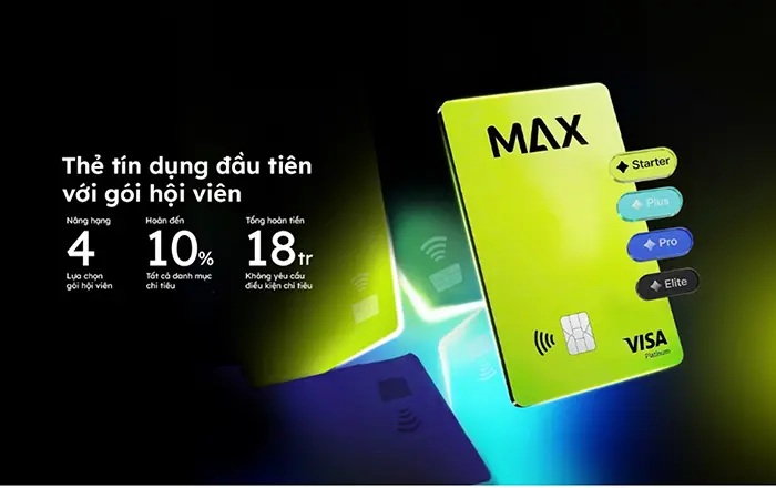 VIB lần đầu ra mắt Max Card - thẻ tín dụng với gói hội viên, hoàn đến 18 triệu/năm