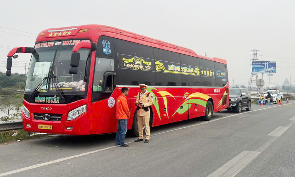 Cảnh sát giao thông Bắc Ninh xử lý hơn 61,1 nghìn trường hợp vi phạm giao thông