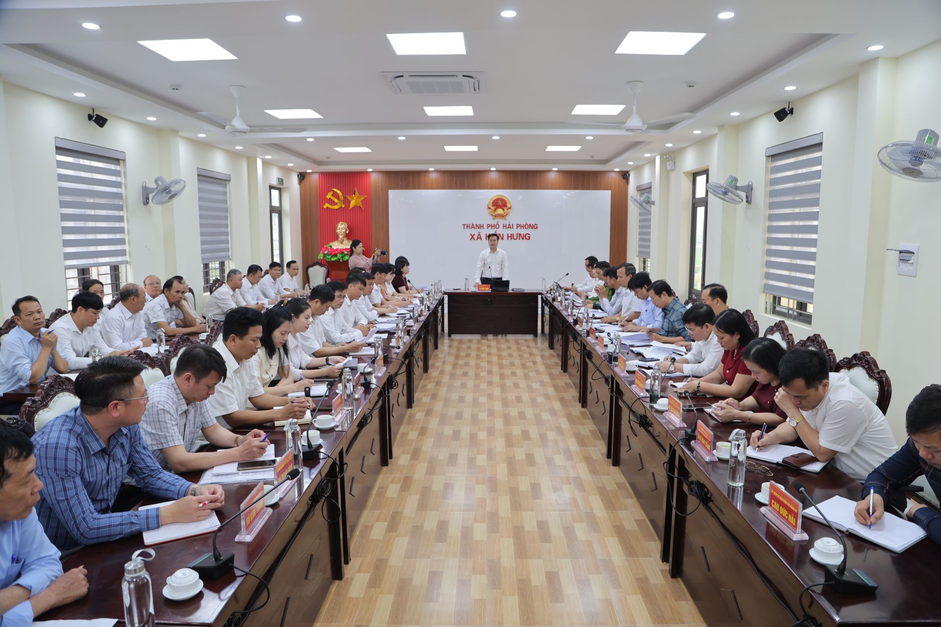 Xã Kiến Hưng đẩy mạnh giải ngân vốn đầu tư công, cải cách hành chính chuyển biến rõ nét trong quý I/2026