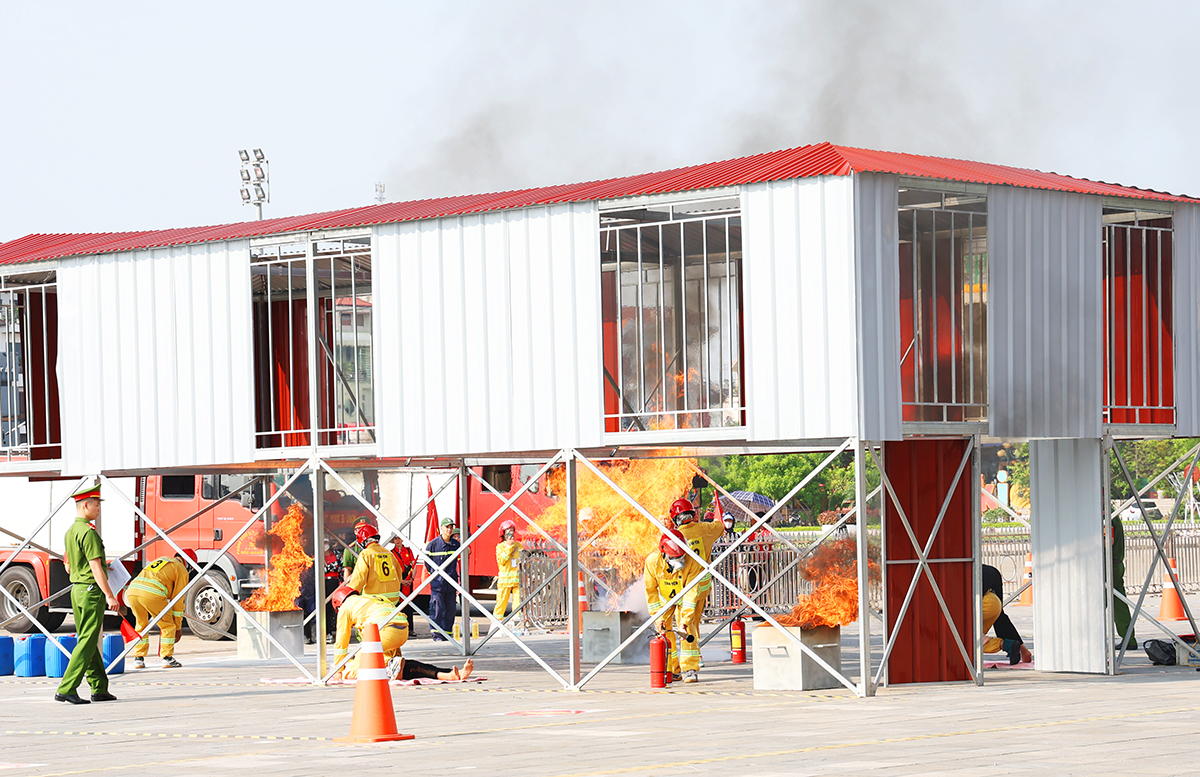Bắc Ninh tổ chức thực tập phương án chữa cháy, cứu nạn cứu hộ quy mô lớn năm 2026