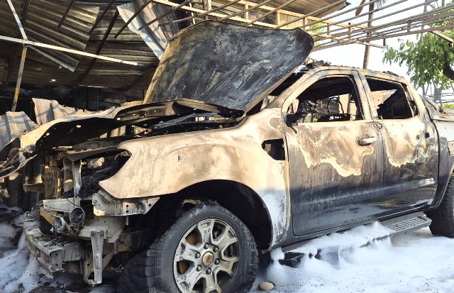 Hiện trường vụ ch&aacute;y