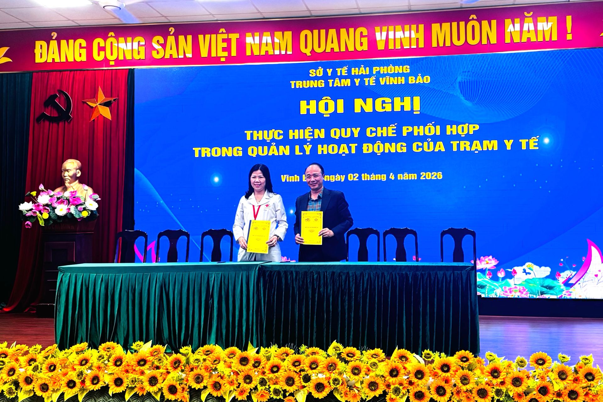 Người dân hưởng lợi thiết thực từ mô hình phối hợp y tế cơ sở tại Trung tâm Y tế Vĩnh Bảo