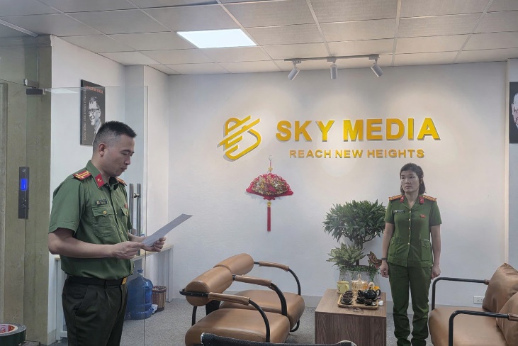 Công an Hà Nội bắt giữ ổ nhóm lừa đảo tại Công ty Sky Media