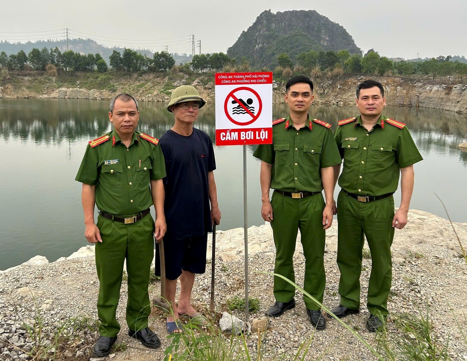 Công an phường Nhị Chiểu cảnh báo tai nạn đuối nước