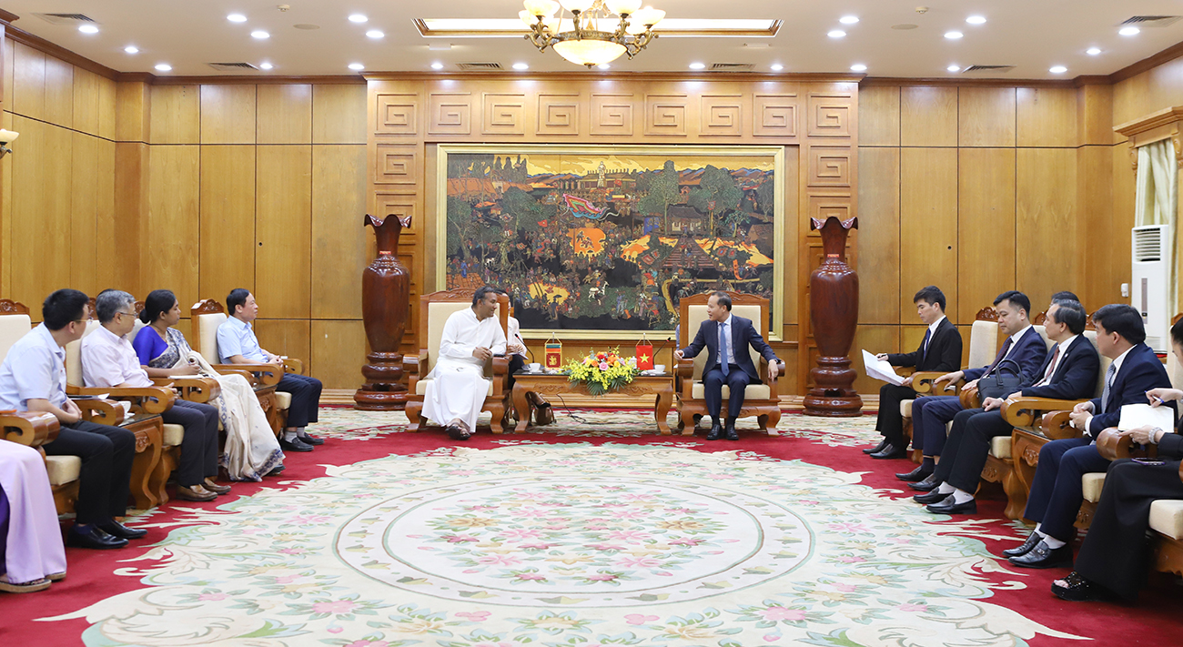 Quang cảnh buổi tiếp.