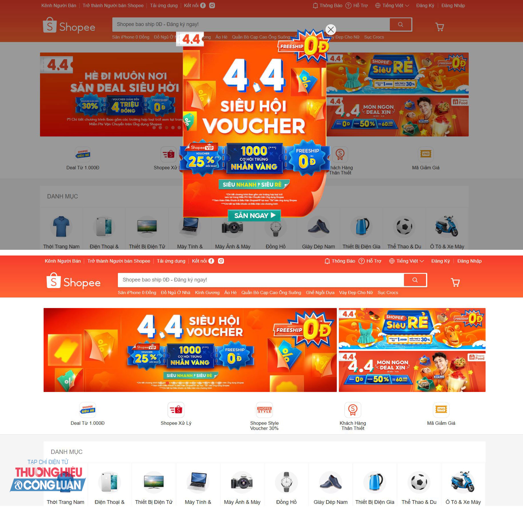 Người tiêu dùng ngày càng quen với việc “săn sale” trên các sàn thương mại điện tử, đặc biệt trong các dịp khuyến mãi lớn như 4/4, 6/6 hay 11/11 (Ảnh chụp màn hình) Người tiêu dùng ngày càng quen với việc “săn sale” trên các sàn thương mại điện tử, đặc biệt trong các dịp khuyến mãi lớn như 4/4, 6/6 hay 11/11 (Ảnh chụp màn hình)