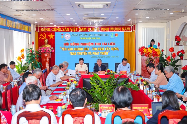 Nghiệm thu tài liệu: “Yến sào Khánh Hòa, 700 năm xây dựng, trao truyền và phát triển”