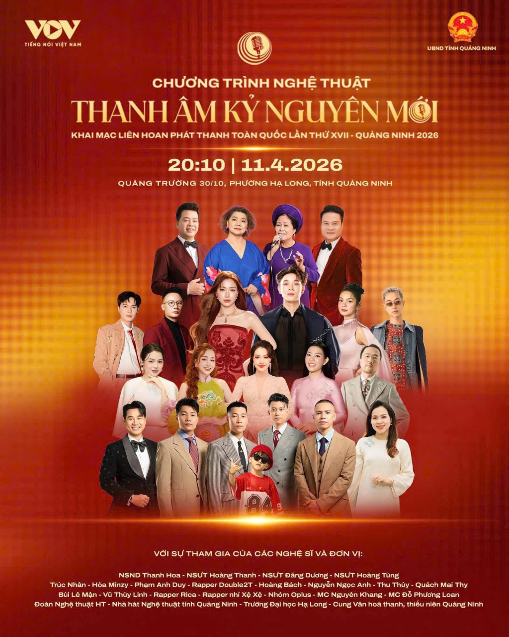 Quảng Ninh: Phát hành 20.000 vé mời tham dự concert “Thanh âm kỷ nguyên mới”