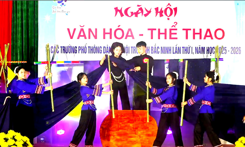 Sôi nổi Ngày hội Văn hóa - Thể thao các trường phổ thông dân tộc nội trú tỉnh Bắc Ninh
