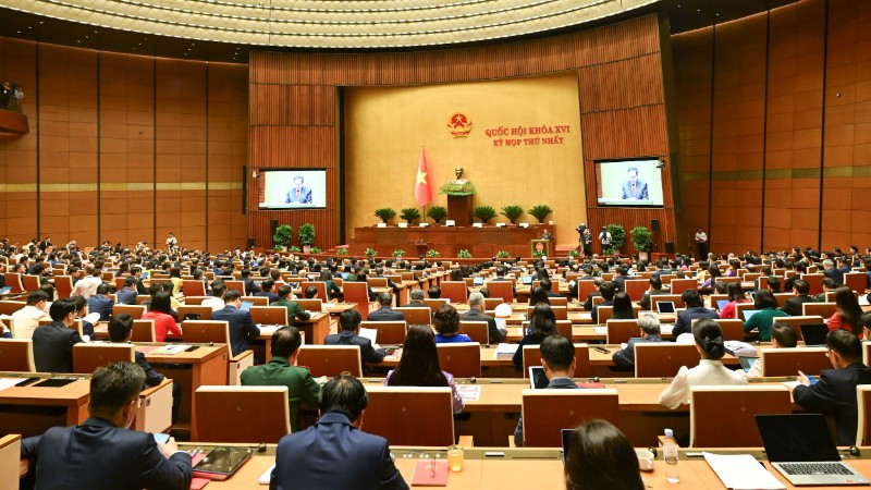 Thông cáo báo chí số 1, Kỳ họp thứ nhất, Quốc hội khóa XVI