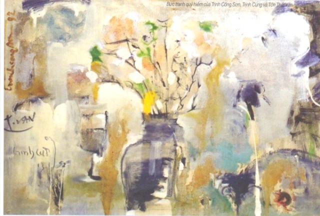 Bức tranh chưa từng c&ocirc;ng bố của nhạc sỹ Trịnh C&ocirc;ng Sơn.
